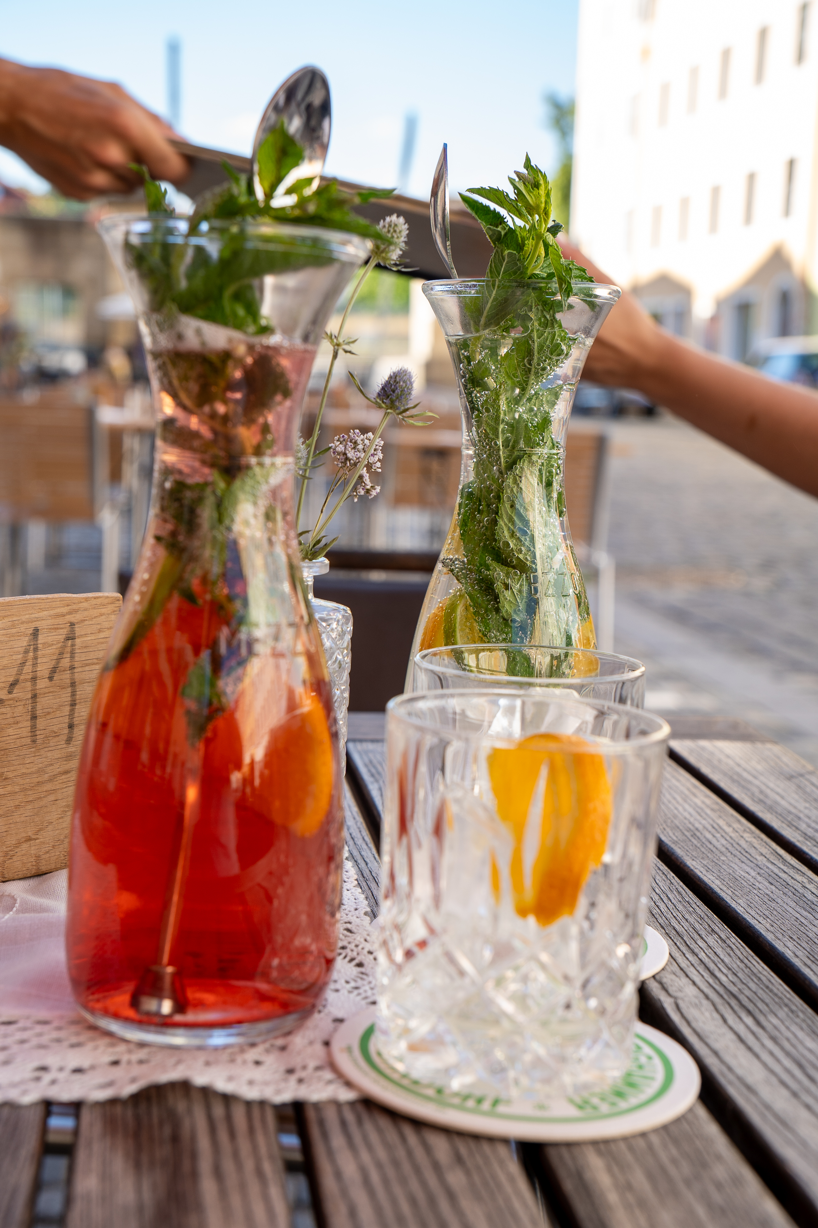 Hausgemachte Limonaden